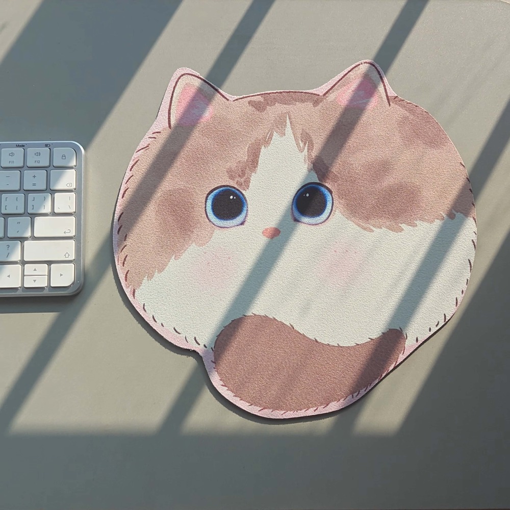 Desk Setup Pc - Kawaii Cat Mouse Pad Cute Animal