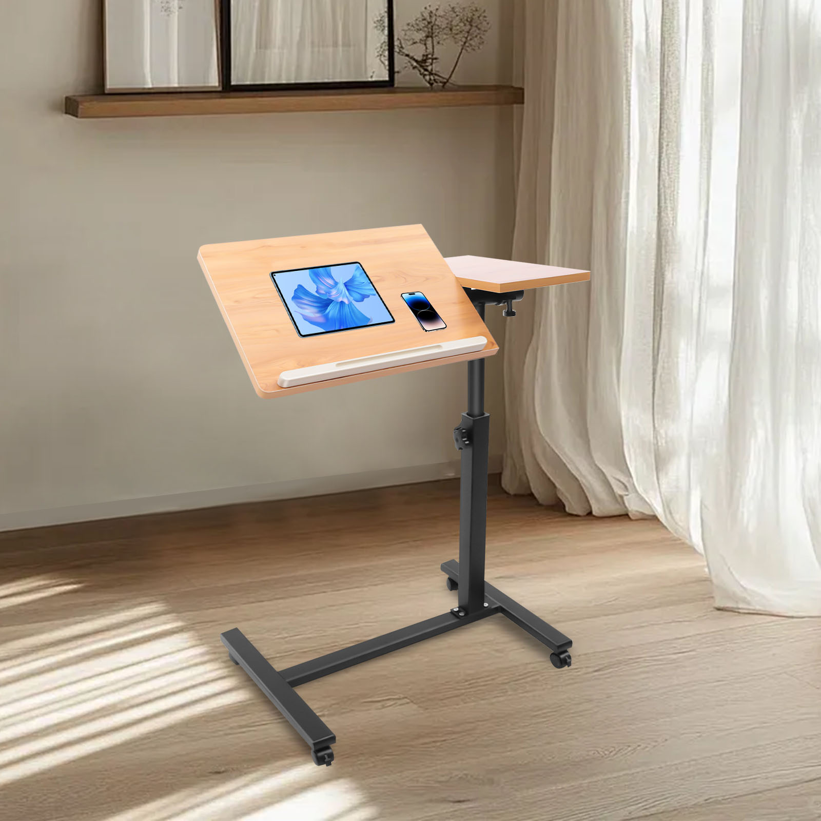 Mobile Laptop Table Adjustable - Desk Setup For Laptop review and price