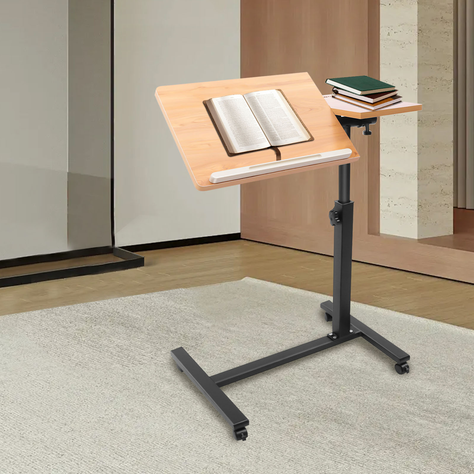 Mobile Laptop Table Adjustable - Desk Setup For Laptop review and price