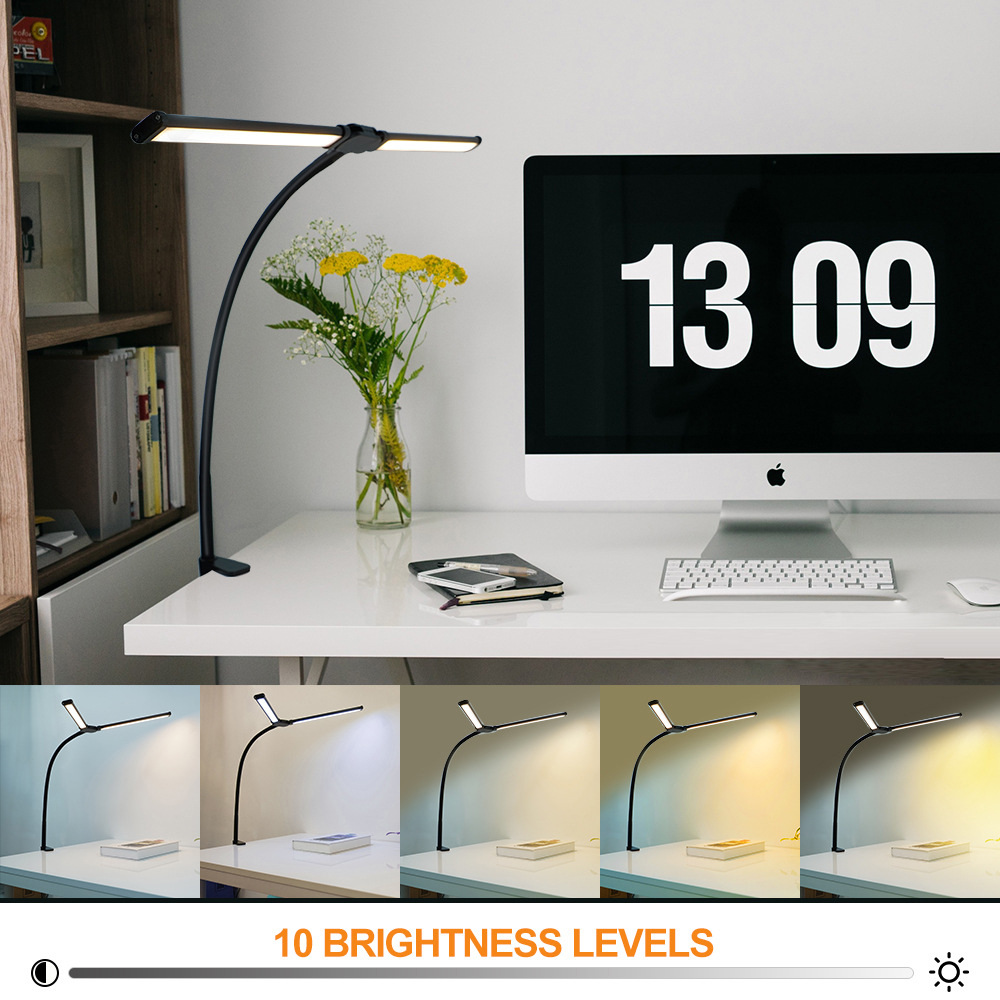 Eye-care LED Clip Metal Desk L - Desk Setup Office review and price