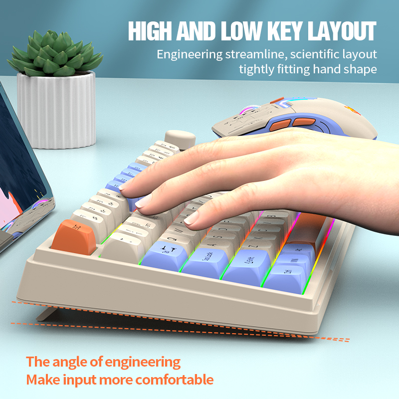 2.4G Dual-Mode Bluetooth Wirel - Desk Setup Keyboard review and price