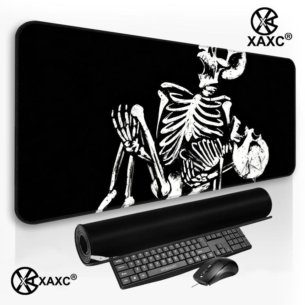 Skull Mouse Pad Dark Ink Desk  - Desk Setup Dark review and price