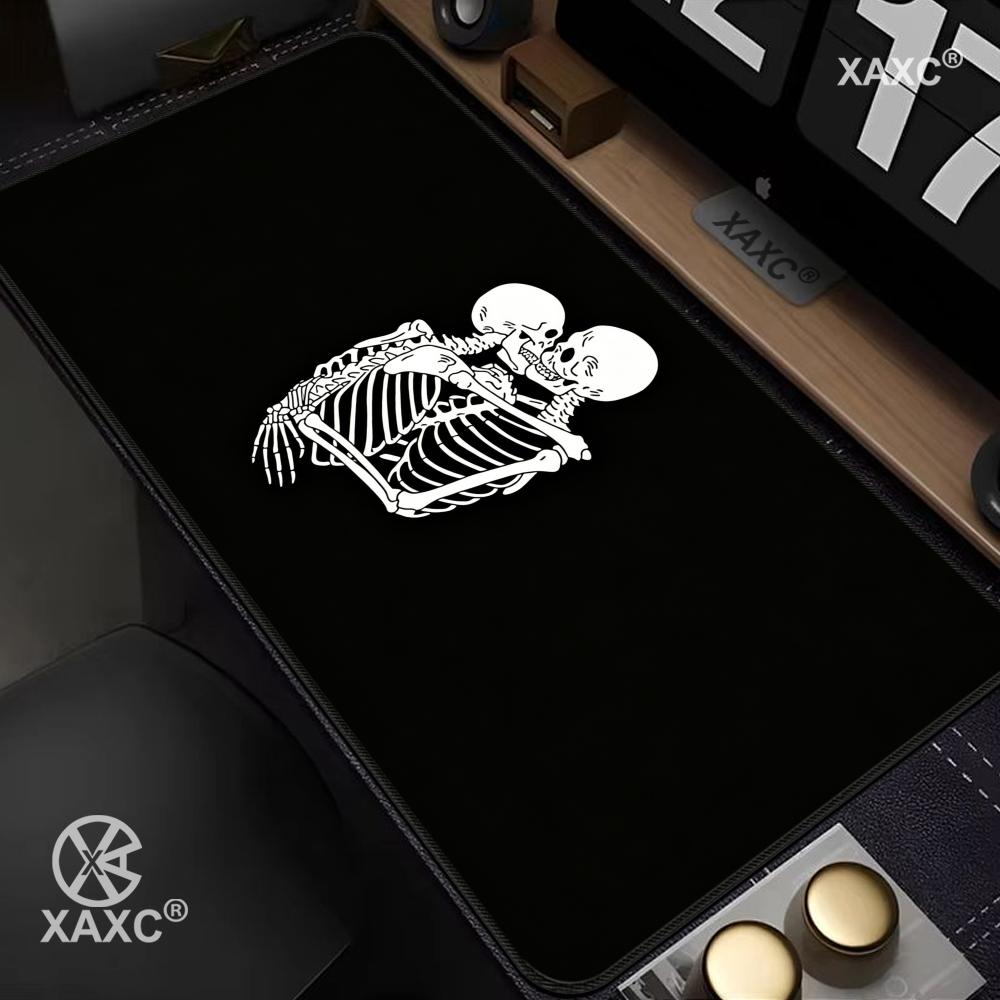 Skull Mouse Pad Dark Ink Desk  - Desk Setup Dark review and price