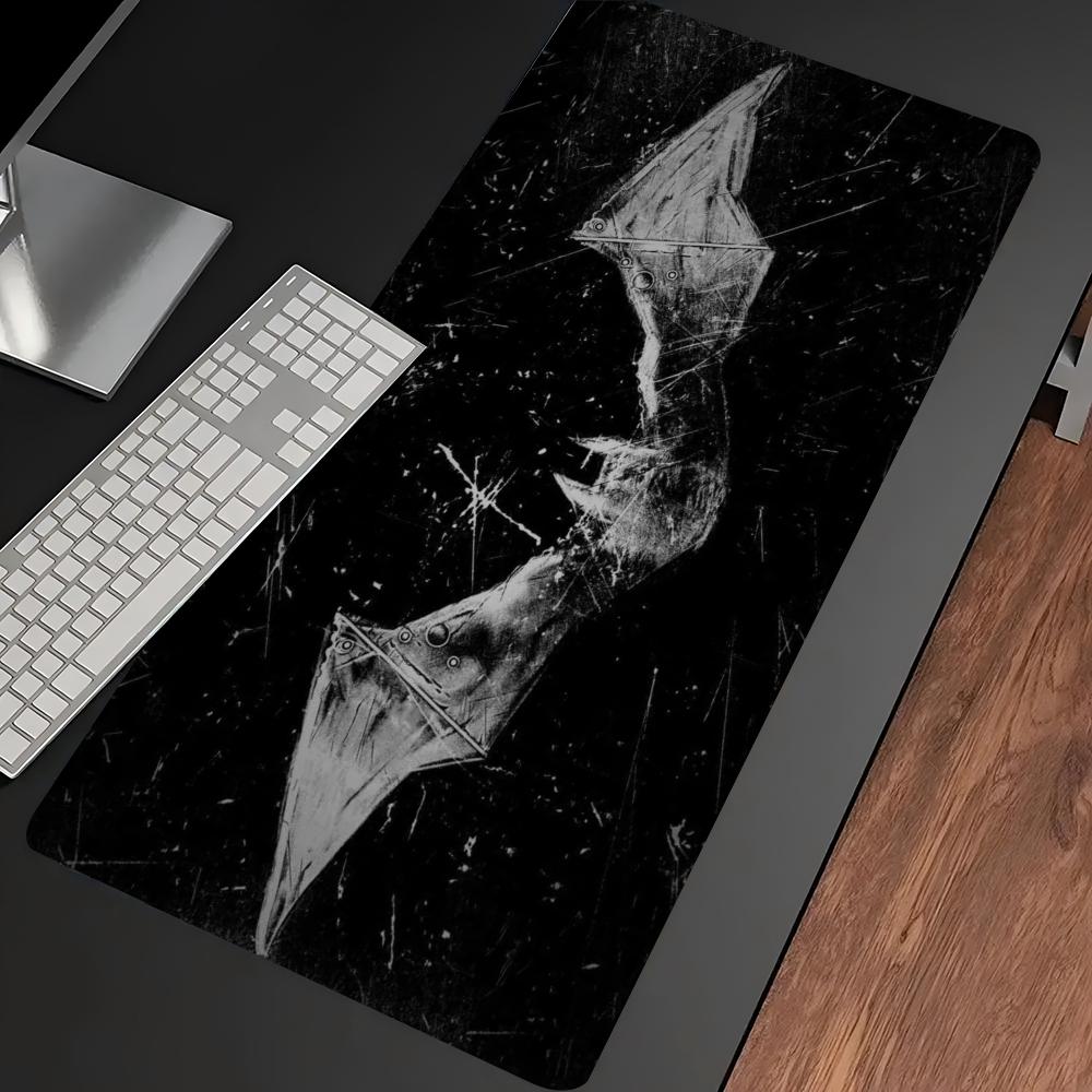 Dark Red Bat Pattern Large Gam - Desk Setup Red review and price