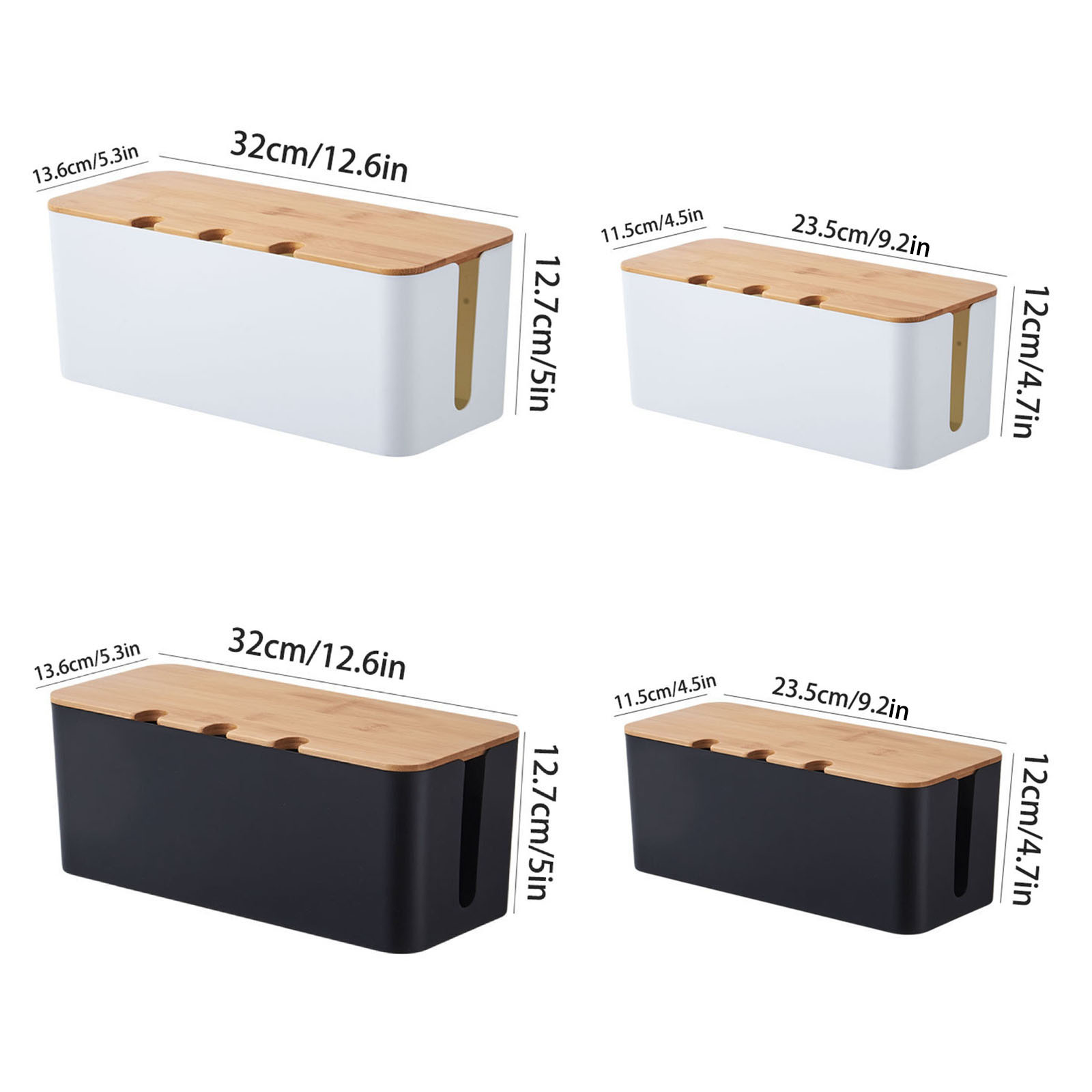 Large Cable Management Box – W - Desk Setup Hub review and price