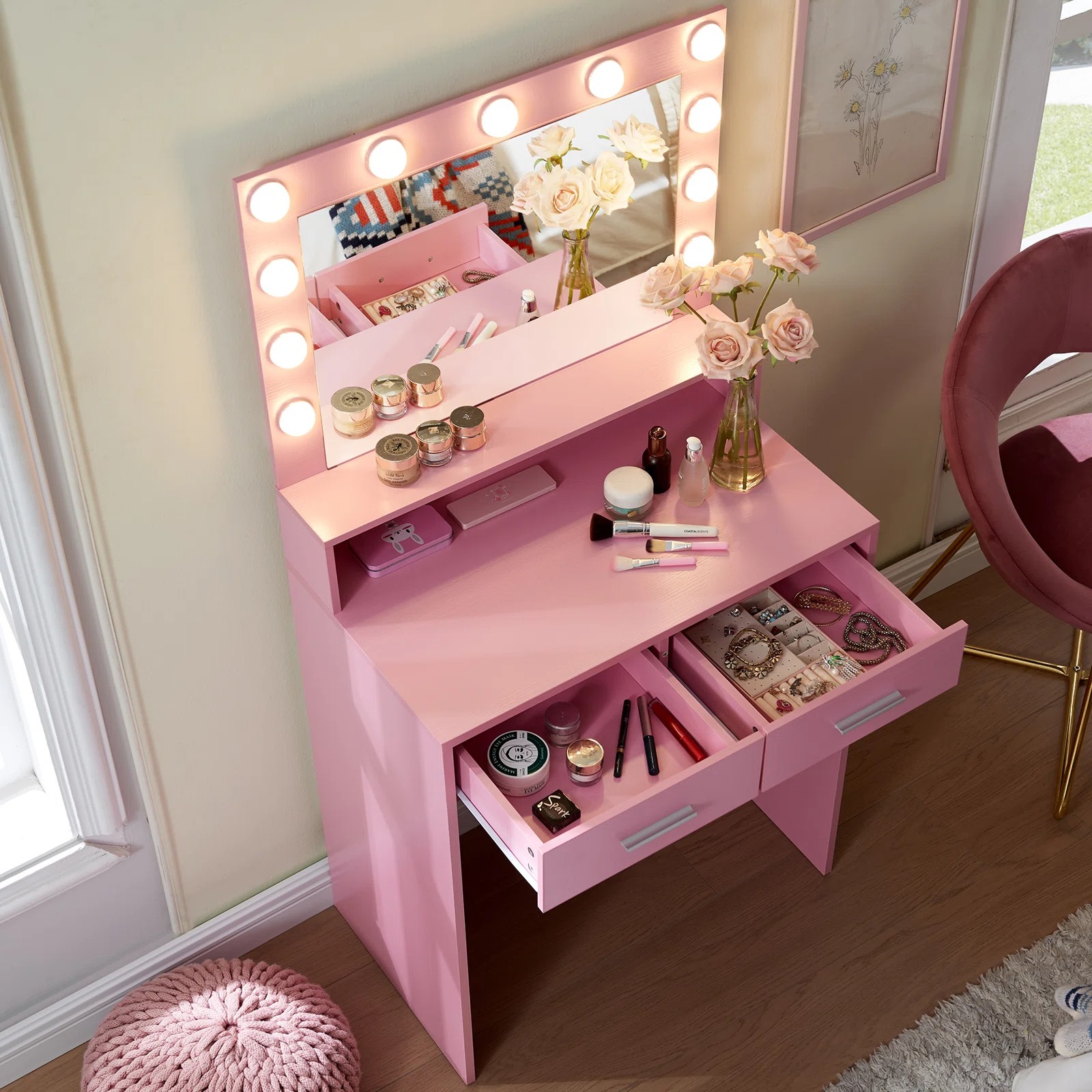 High Quality Vanity Desk With  - Desk Setup Simple review and price