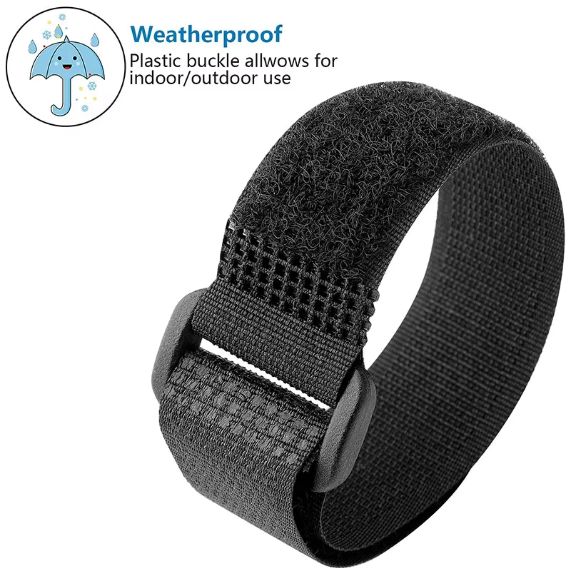 Black Reusable Nylon Hook and  - Cable Velcro Strap review and price