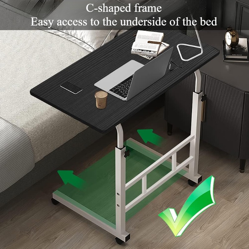 Bedside Desk with Universal Wh - Desk Setup For Laptop review and price