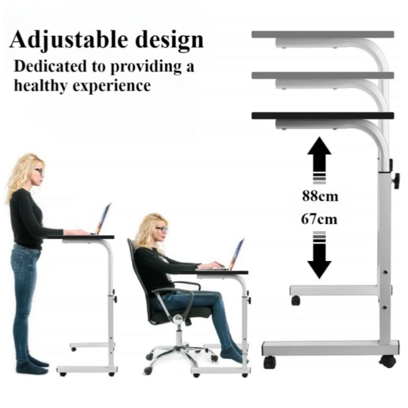 Bedside Desk with Universal Wh - Desk Setup For Laptop review and price