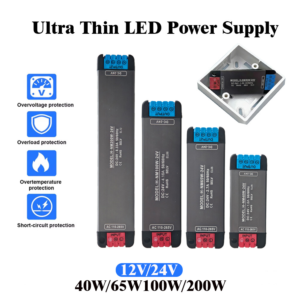 DC24V 200W 100W 65W 40W  Ultra - Power Strip Flat review and price