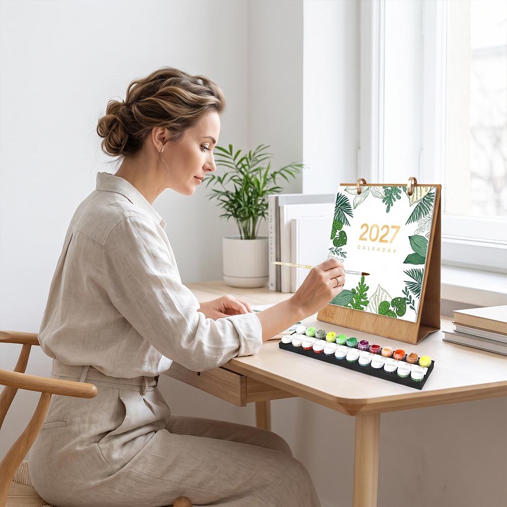 2027 DIY Painting Desk Calenda - Desk Setup Wood review and price
