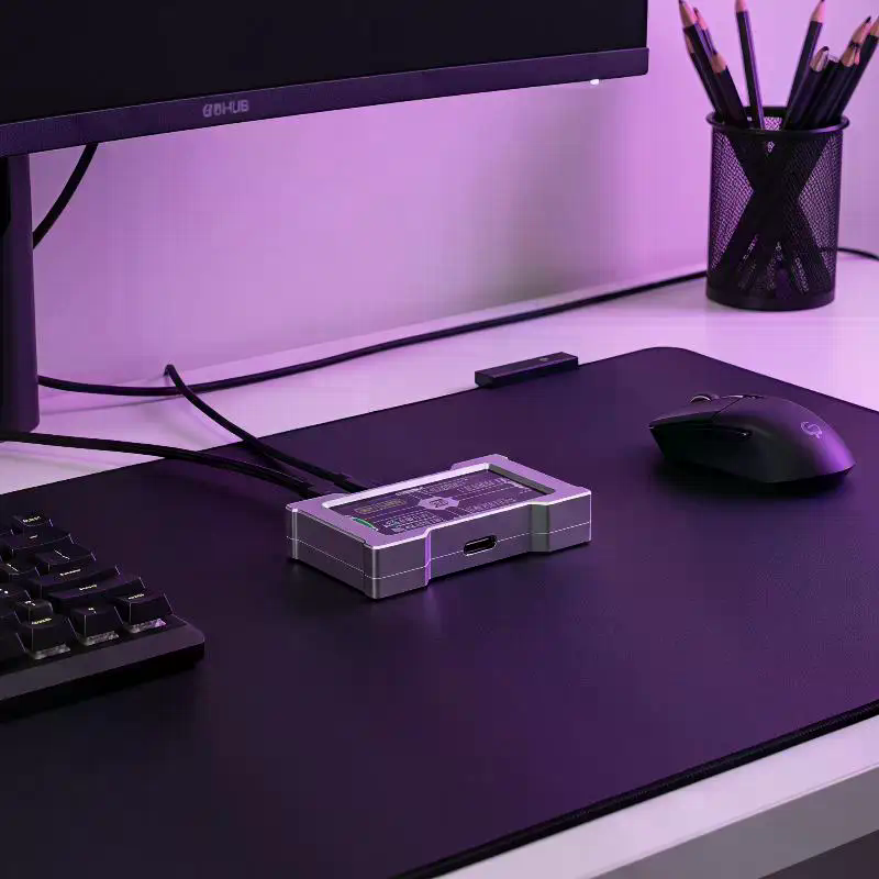1Set HMLAB ZNEO Gaming USB Hub - Desk Setup Hub review and price