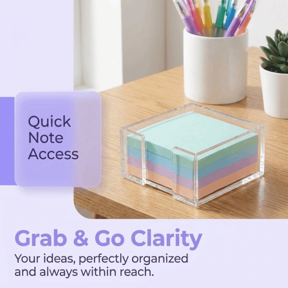 Transparent Sticky Note Holder - Sticky Memo Holder review and price