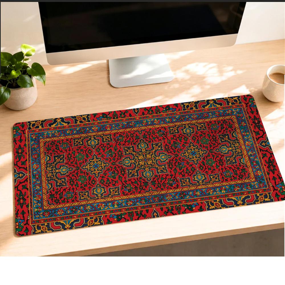 Persian Rug Carpet Red Mousepa - Desk Setup Red review and price
