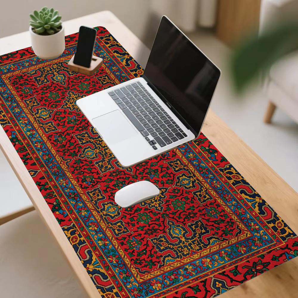 Persian Rug Carpet Red Mousepa - Desk Setup Red review and price