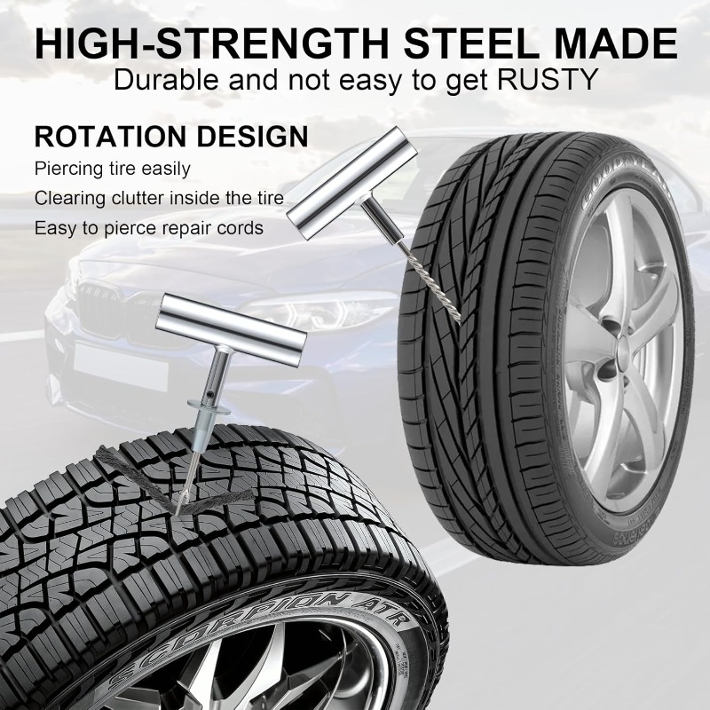 1Set Tire Repair Kit with Plug - Power Strip Flat review and price