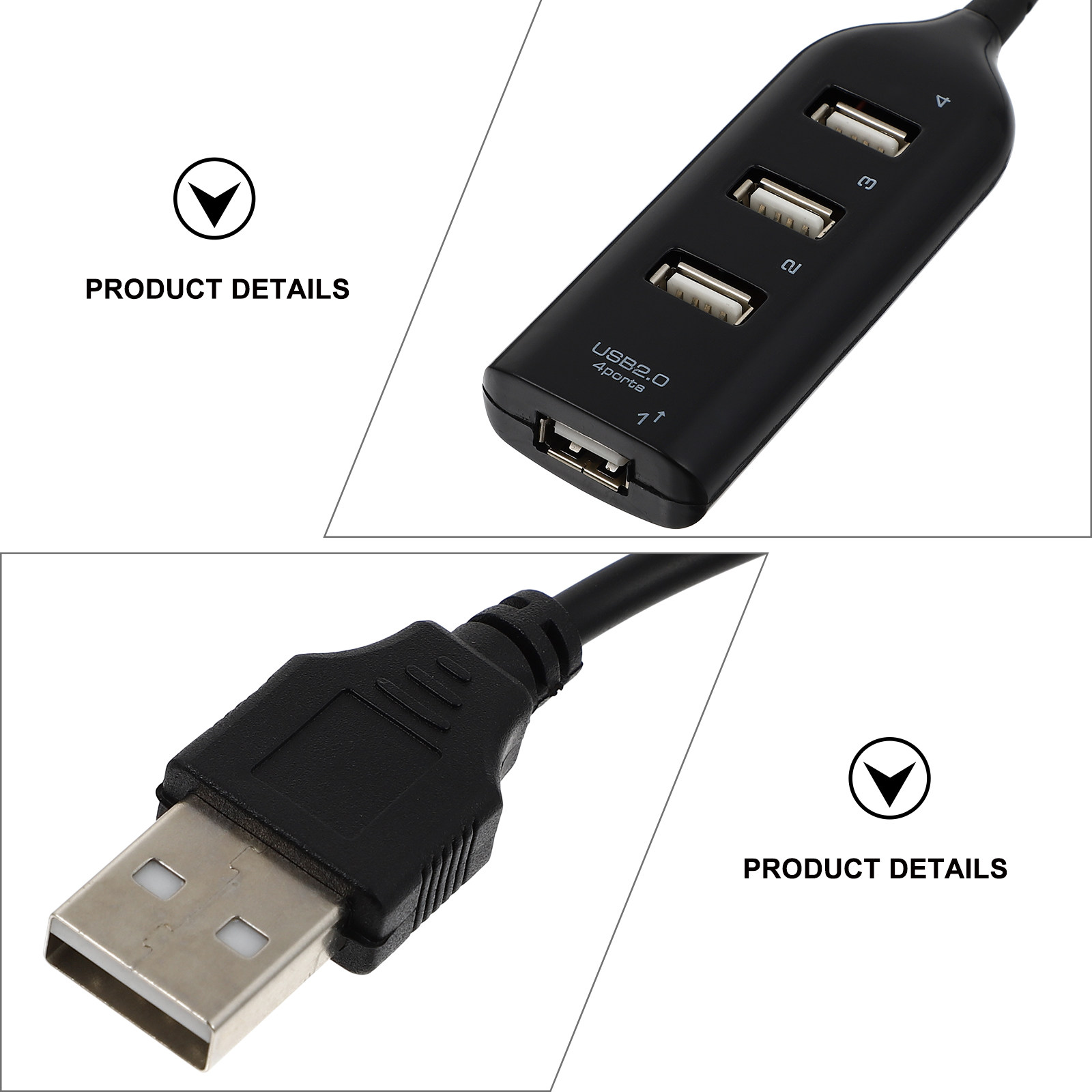 1Pcs Portable Port USB Hub Usb - Desk Setup Hub review and price