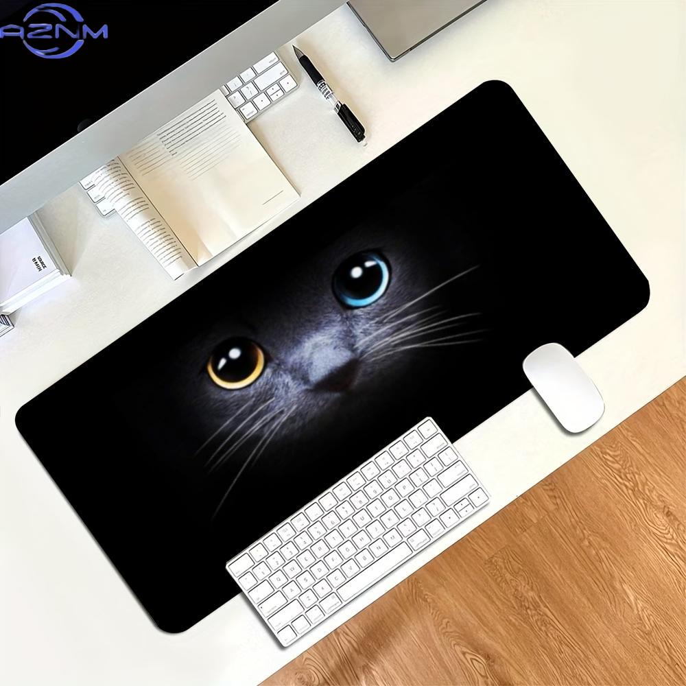 Dark Cat Eyes Large Gaming Mou - Desk Setup Dark review and price