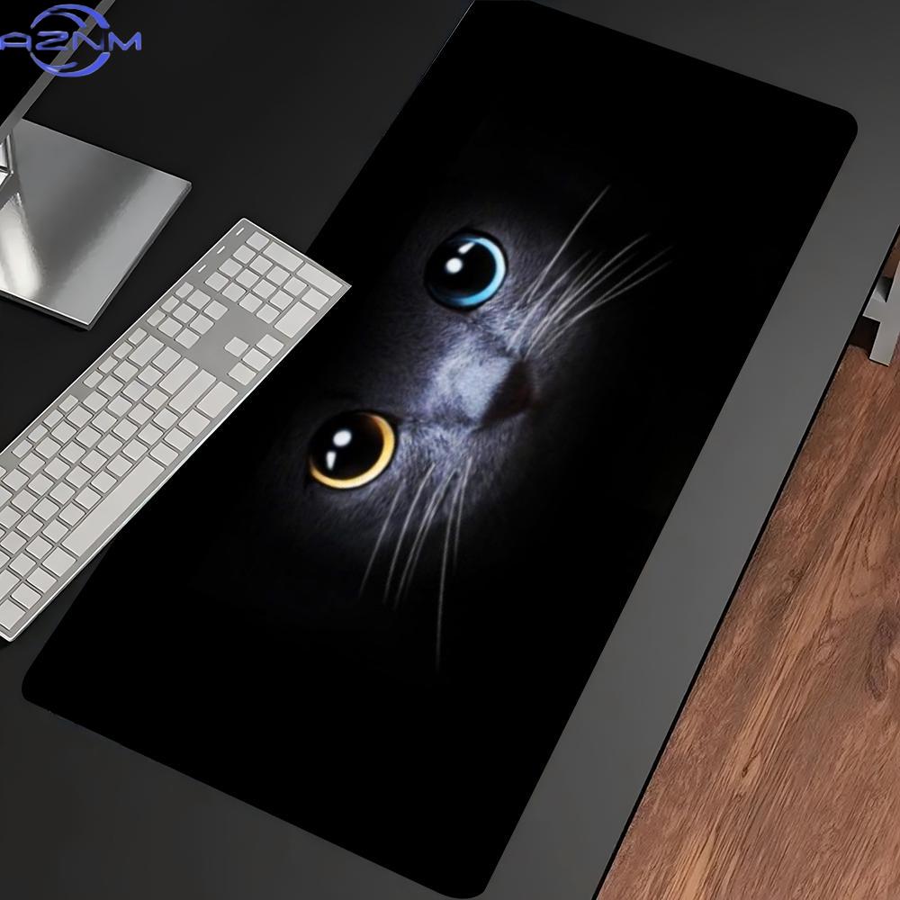 Dark Cat Eyes Large Gaming Mou - Desk Setup Dark review and price