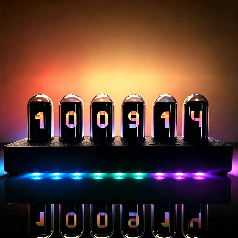 IPS‑Simulated Nixie Tube Clock - Desk Setup Simulator review and price