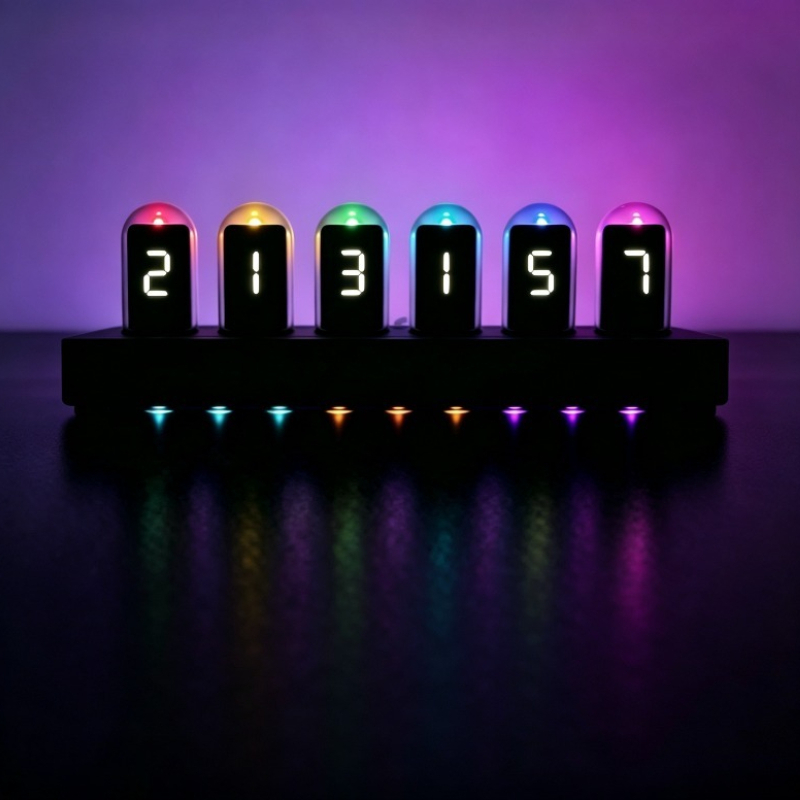 IPS‑Simulated Nixie Tube Clock - Desk Setup Simulator review and price