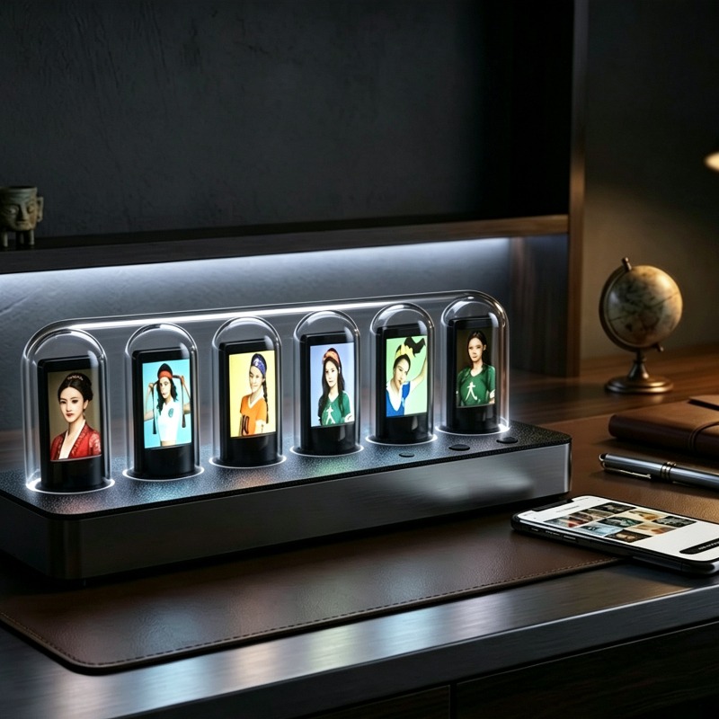 IPS‑Simulated Nixie Tube Clock - Desk Setup Simulator review and price
