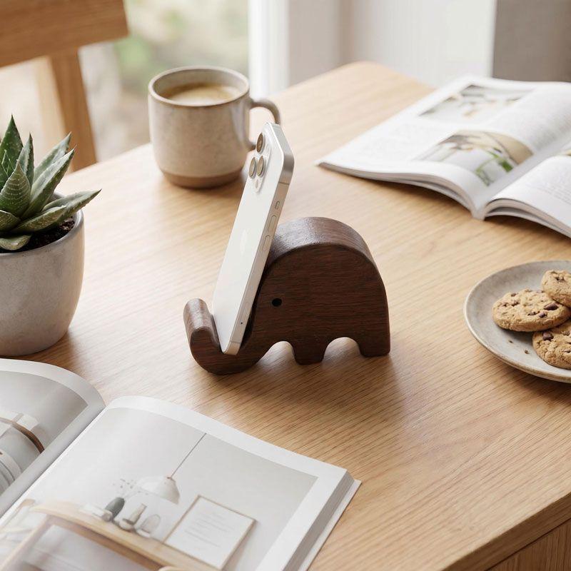 Simple Creative Solid Wood Bla - Desk Setup Wood review and price
