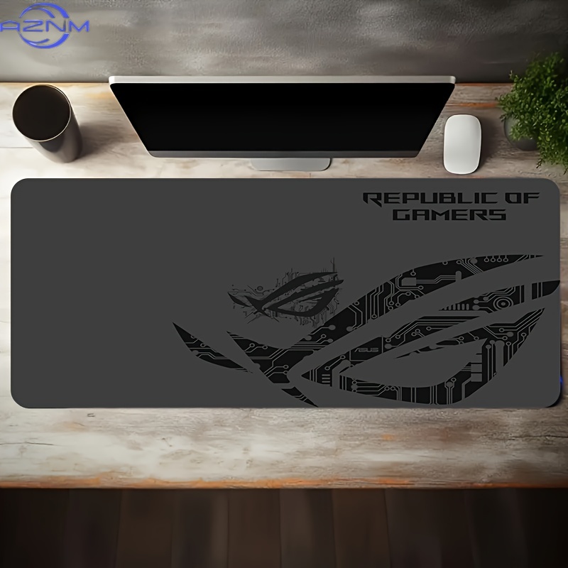 1pc Large Gaming Mouse Pad ROG - Desk Setup Pc review and price