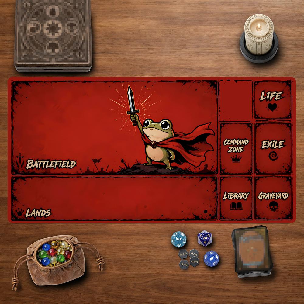 Red Cape Sword Frog  MTG&TCG T - Desk Setup Red review and price