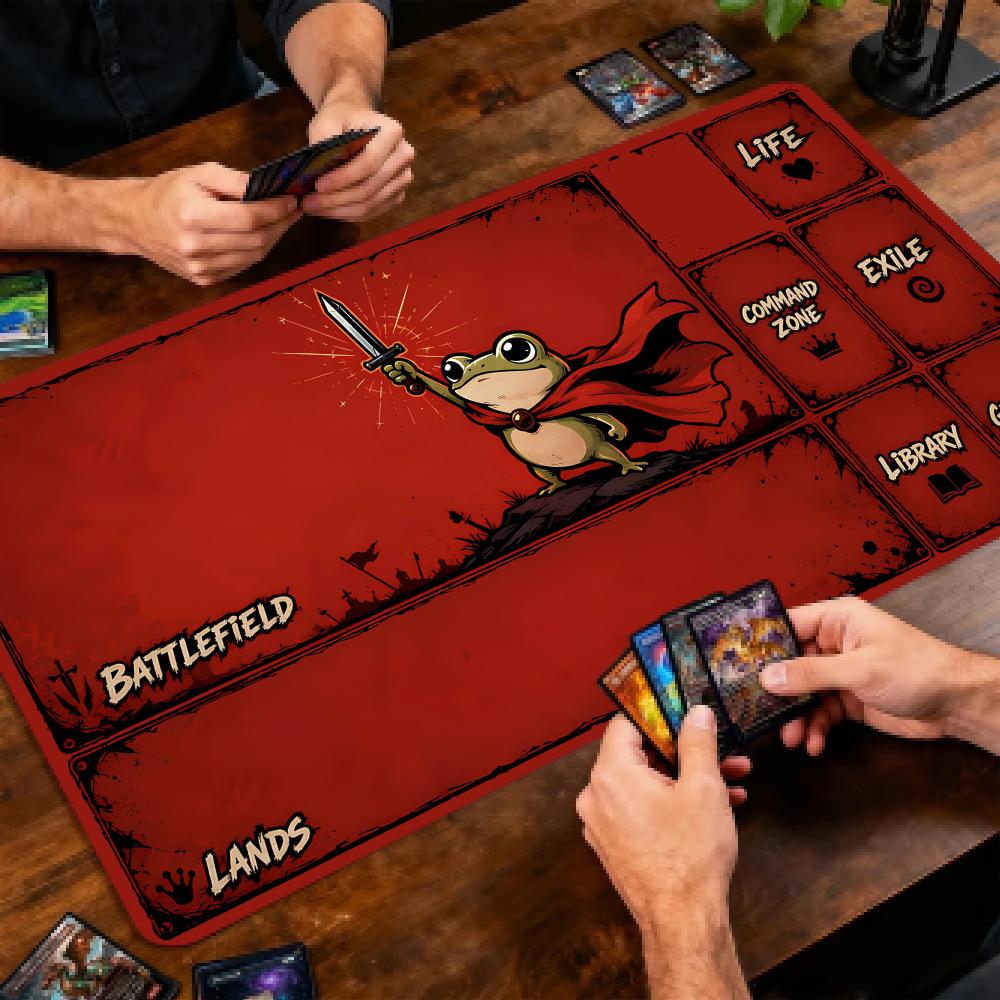 Red Cape Sword Frog  MTG&TCG T - Desk Setup Red review and price