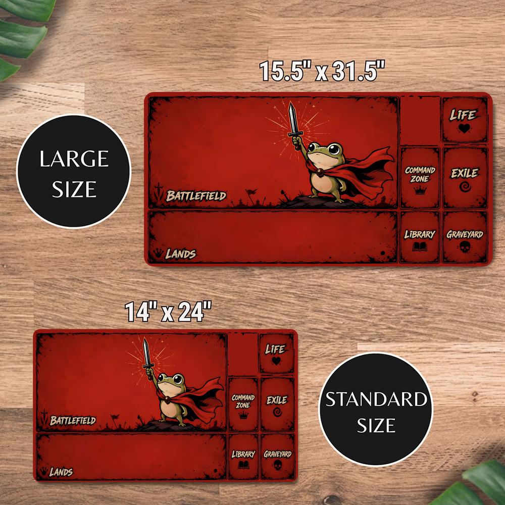 Red Cape Sword Frog  MTG&TCG T - Desk Setup Red review and price