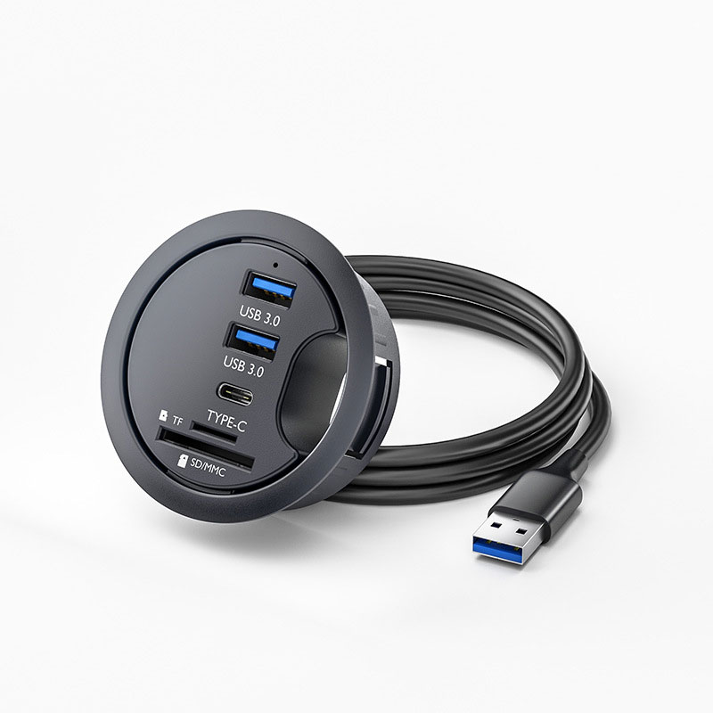 USB HUB 3.0 Mount In Desk Dock - Desk Setup Hub review and price