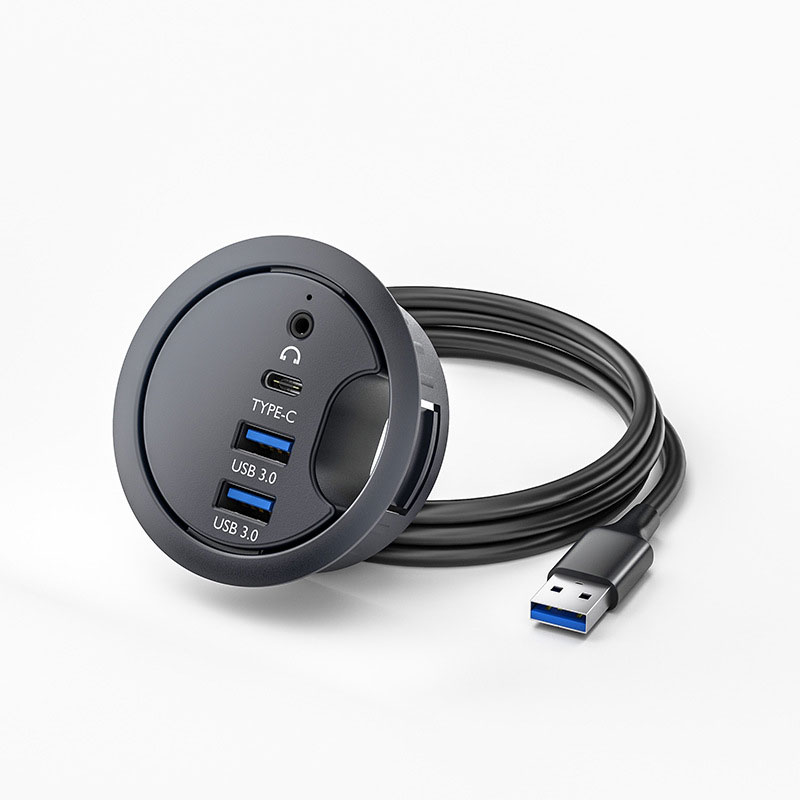 USB HUB 3.0 Mount In Desk Dock - Desk Setup Hub review and price