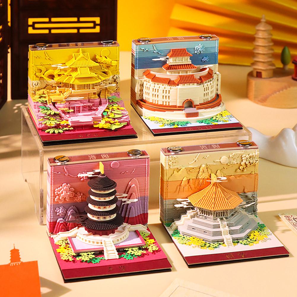 3D Memo Pad Ancient Architectu - Sticky Memo Holder review and price