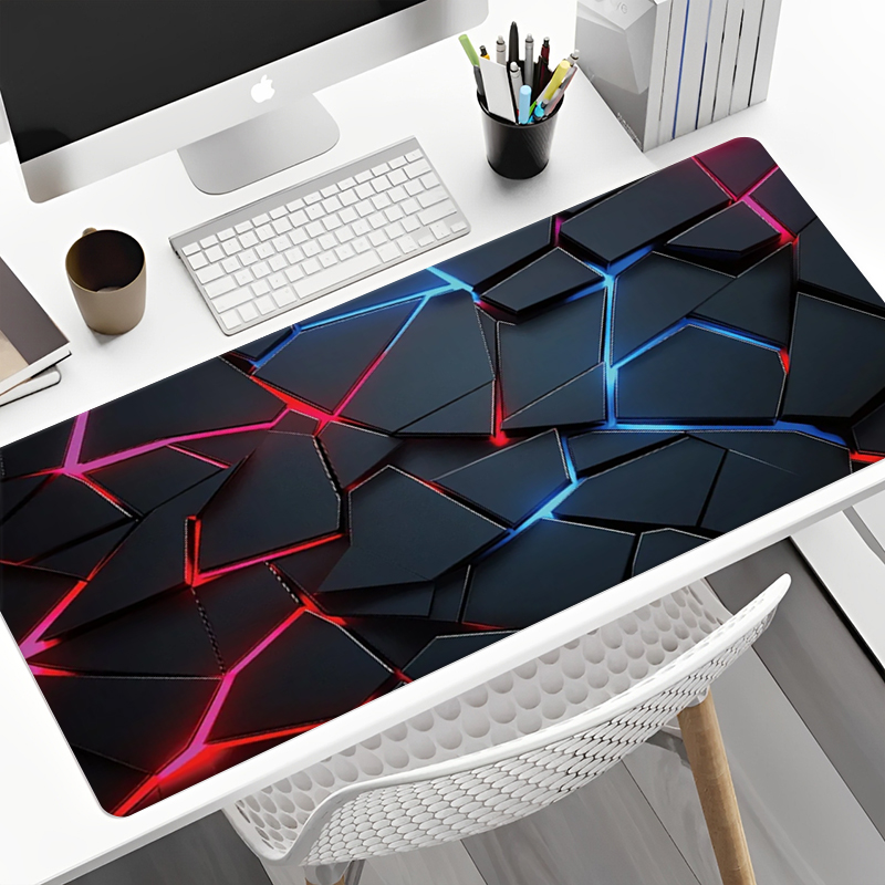 Large Gaming Mouse Pad 90x40 R - Desk Setup Red review and price