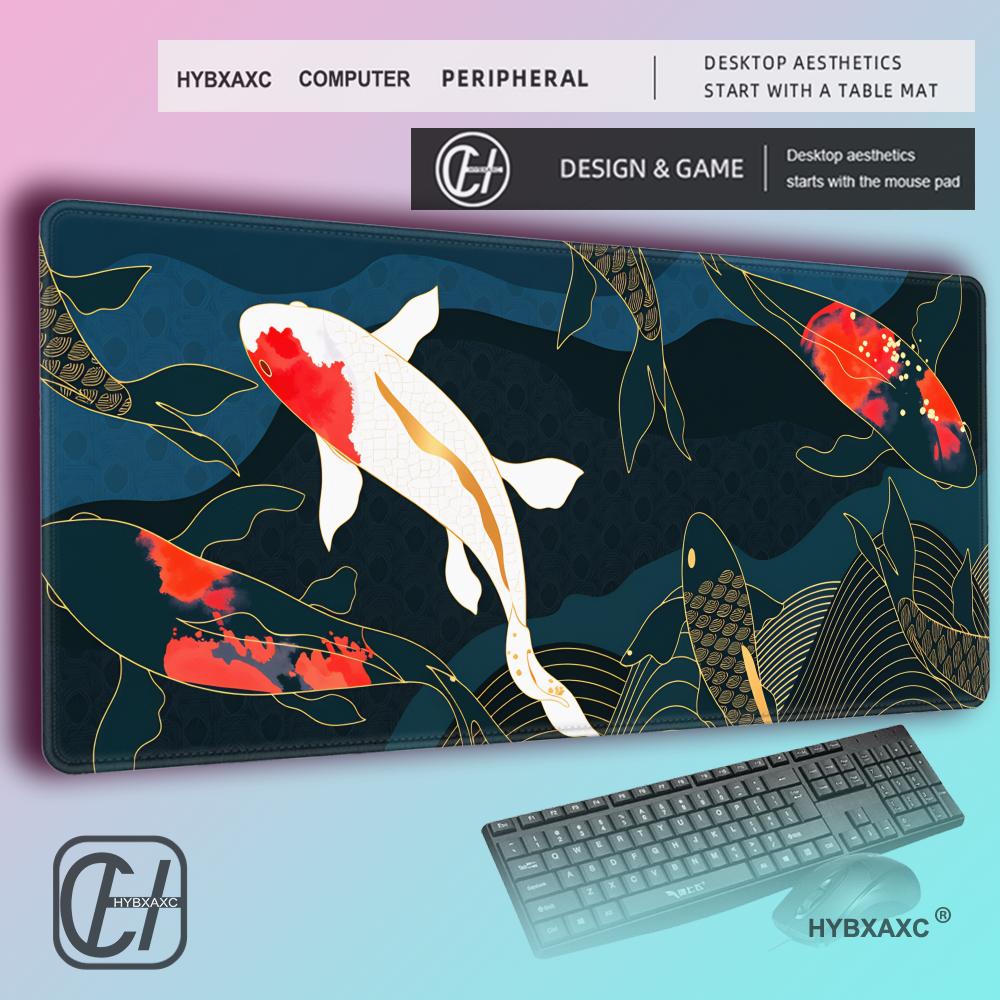 HYBXAXC Japanese Koi Fish Desk - Desk Setup Red review and price