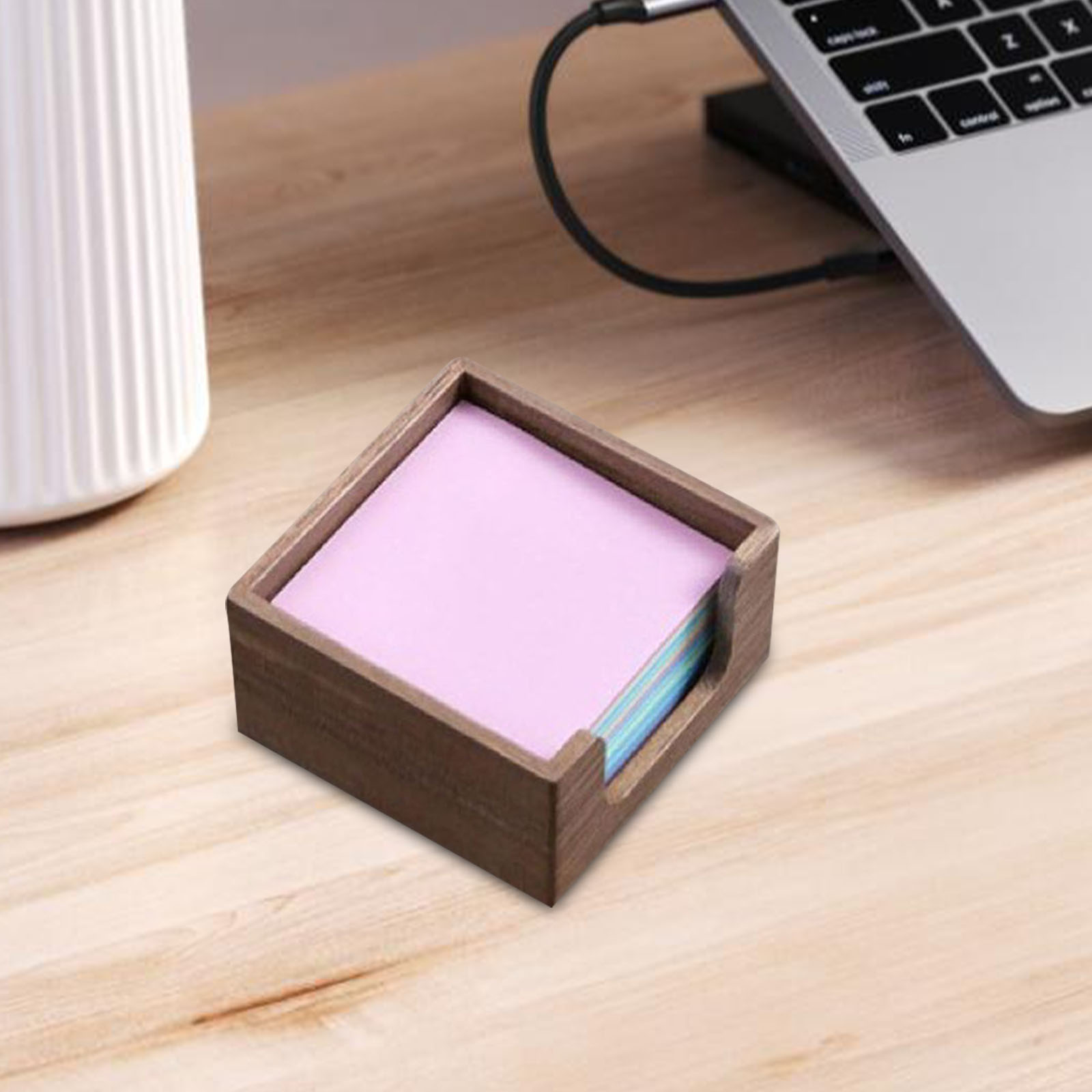 Acacia Wood Sticky Note Holder - Sticky Memo Holder review and price