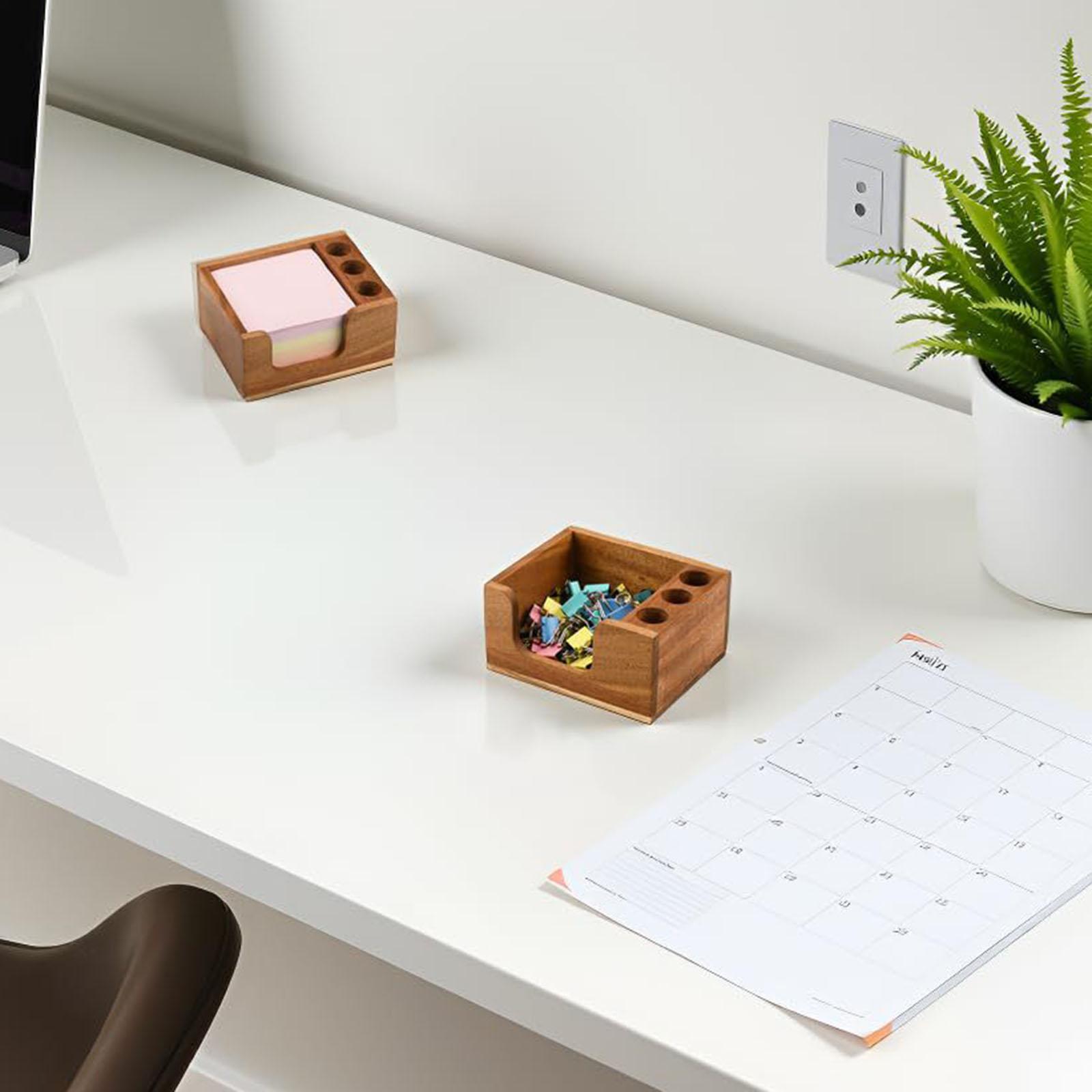 Acacia Wood Sticky Note Holder - Sticky Memo Holder review and price