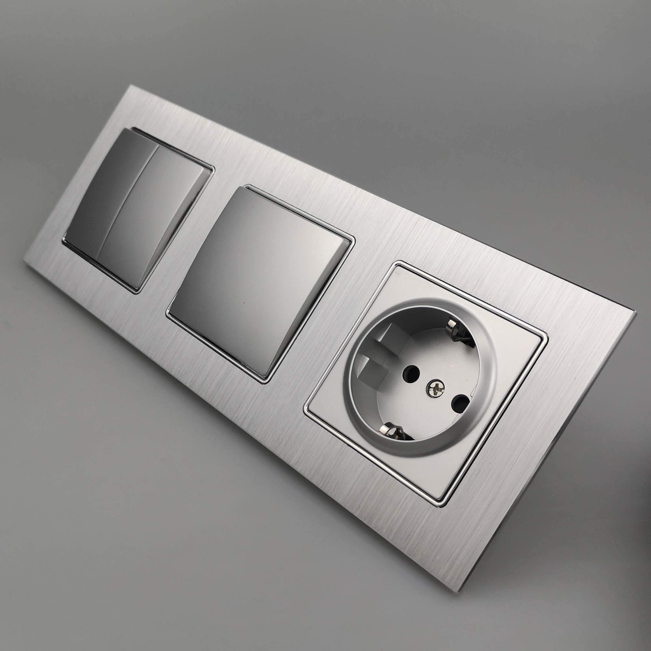 Silver EU Metal Frame Electric - Power Strip Flat review and price