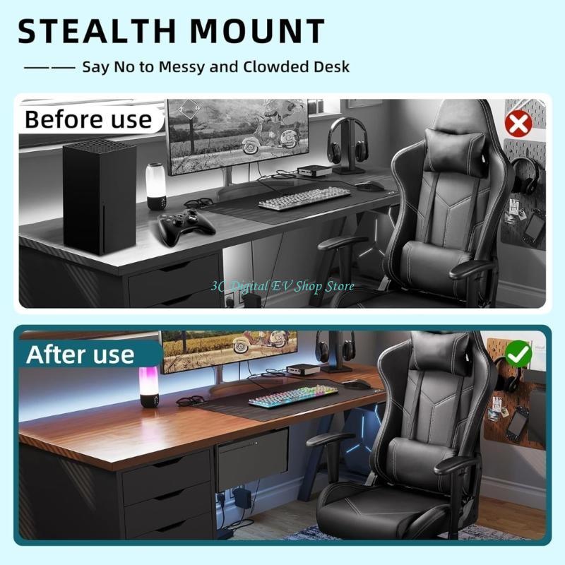 E74D Metal Under Desk Organize - Desk Setup Xbox review and price