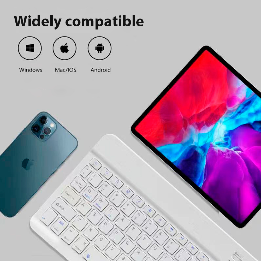 Bluetooth Wireless Keyboard Un - Desk Setup Keyboard review and price