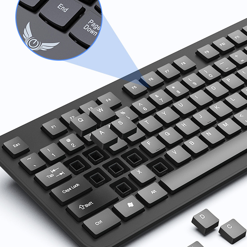 2.4G Wireless Keyboard Mouse S - Desk Setup Keyboard review and price