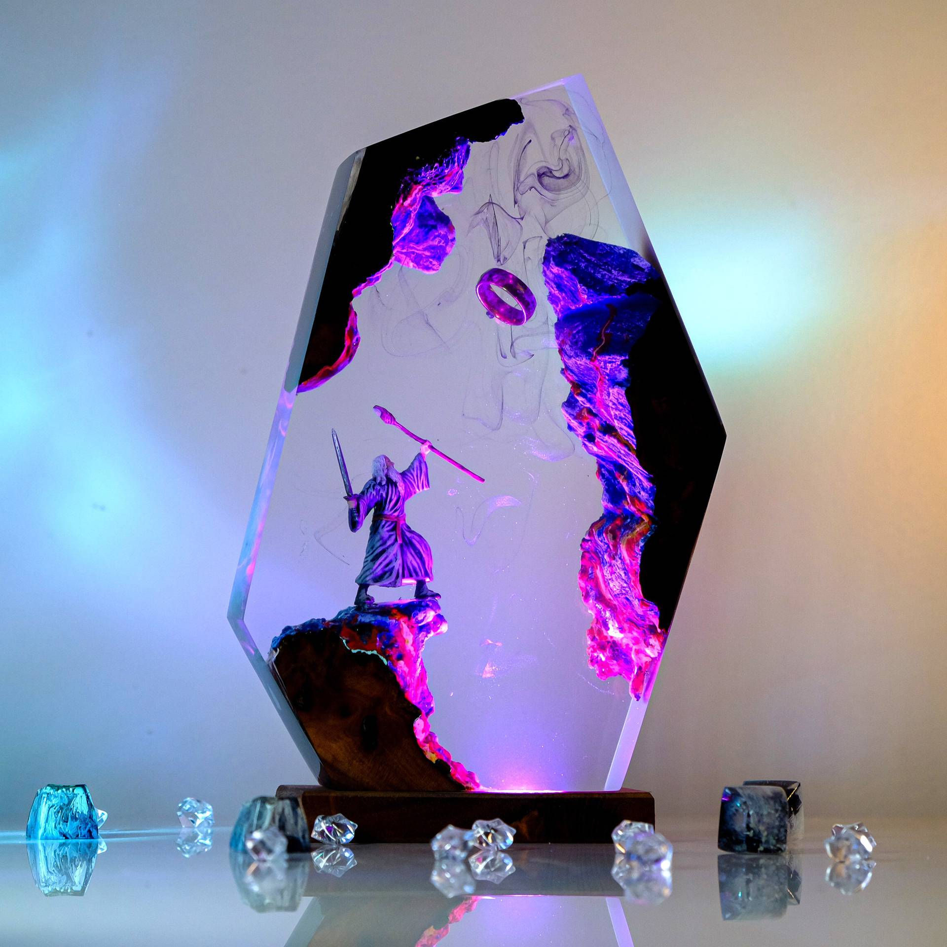 Movie Scence Figure Table Resi - Desk Setup At Home review and price