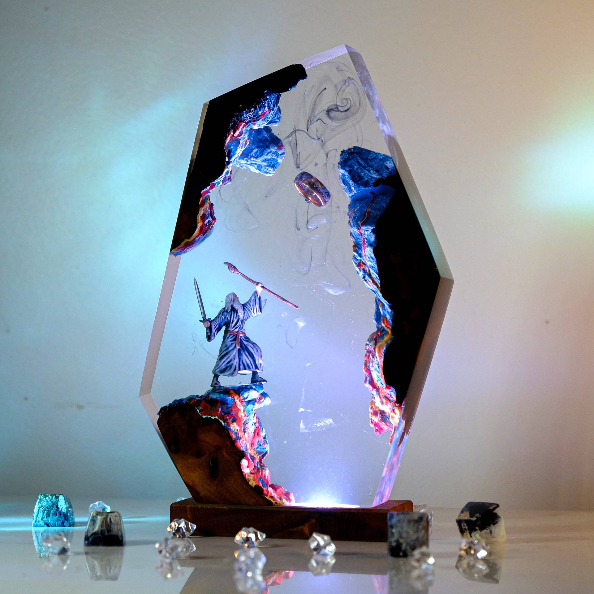 Movie Scence Figure Table Resi - Desk Setup At Home review and price