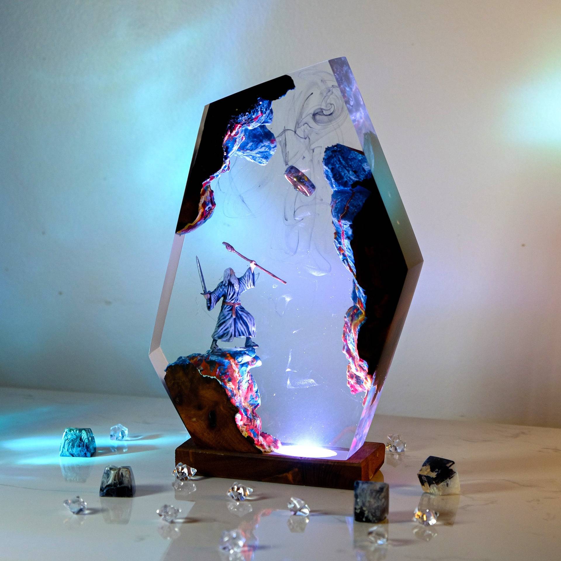 Movie Scence Figure Table Resi - Desk Setup At Home review and price