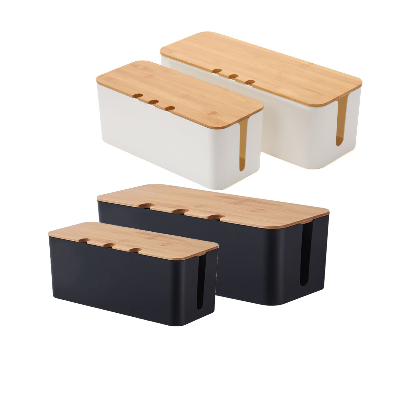 Large Cable Management Box – W - Desk Setup Hub review and price