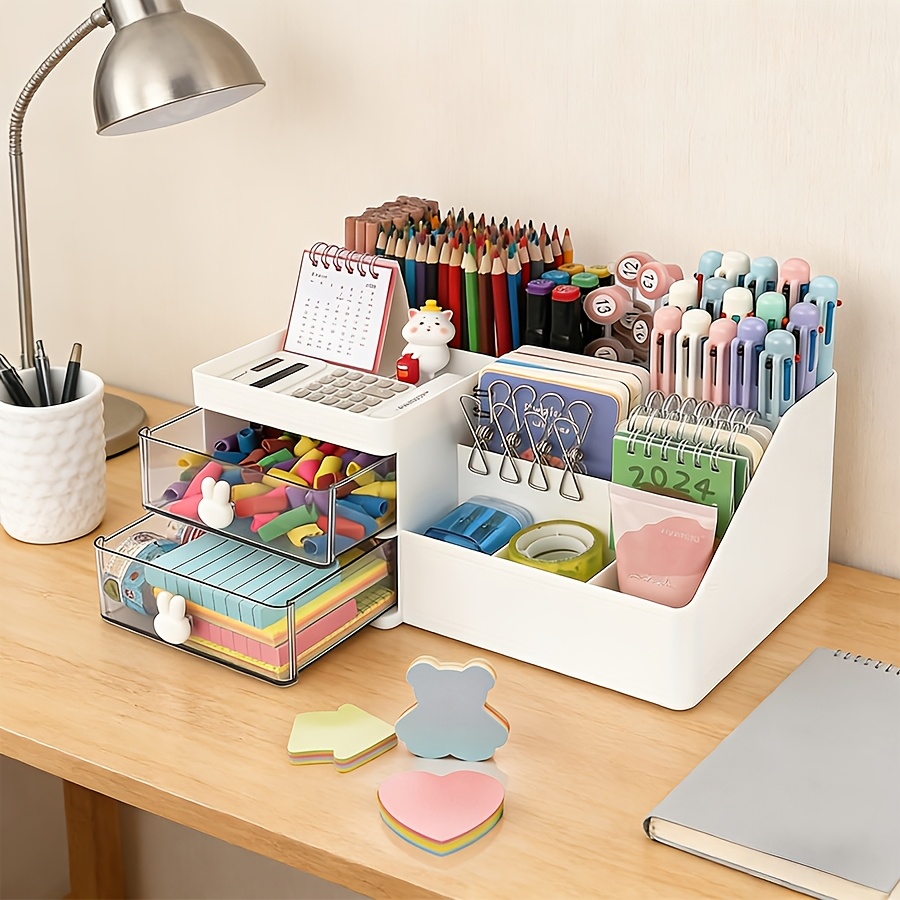 Cute Rabbit Desk Organizer Pen - Sticky Memo Holder review and price