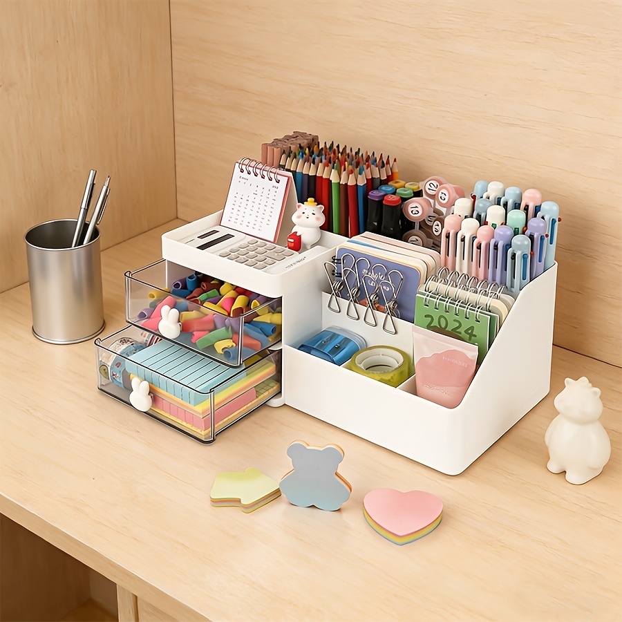 Cute Rabbit Desk Organizer Pen - Sticky Memo Holder review and price