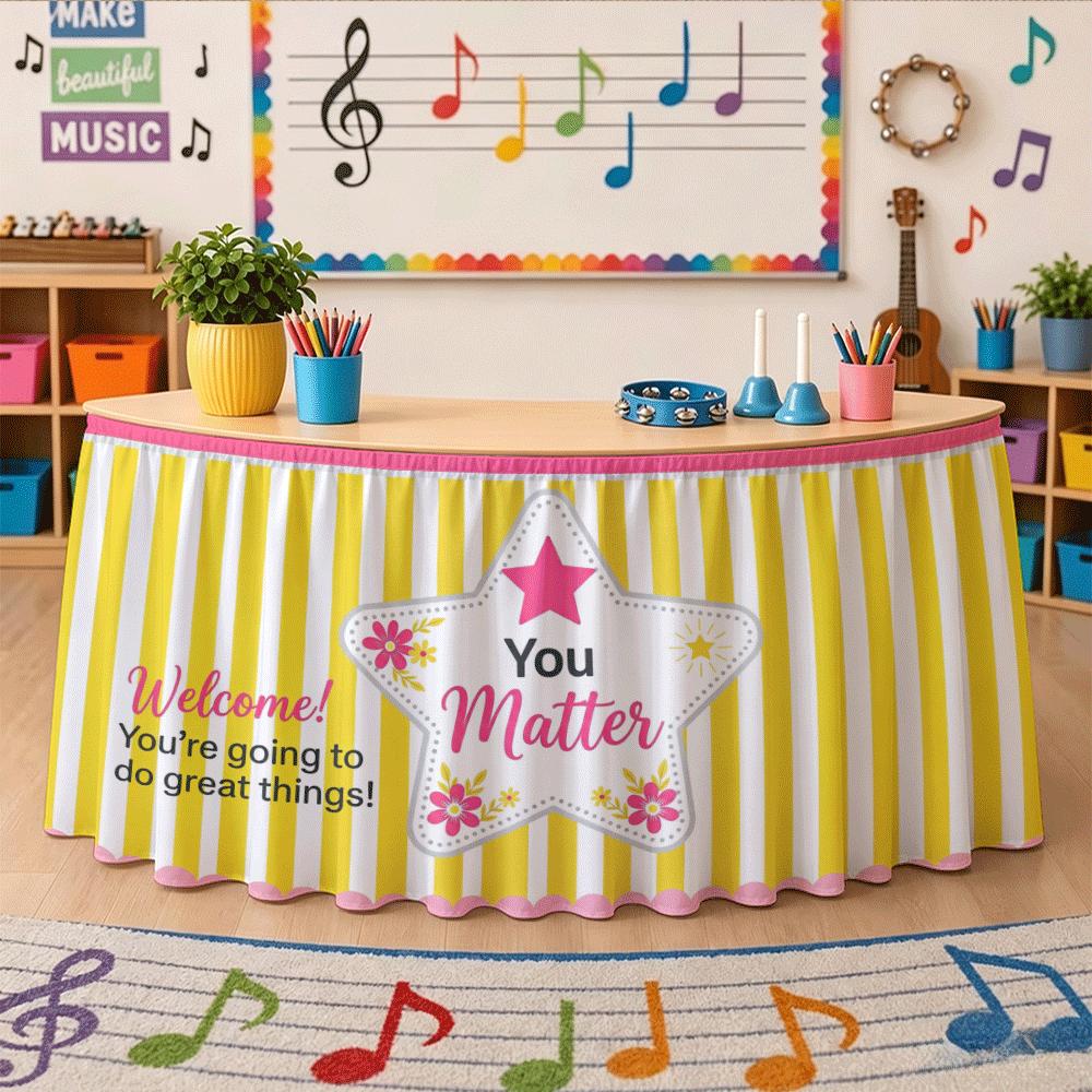 Striped color contrast, simple - Desk Setup Simple review and price