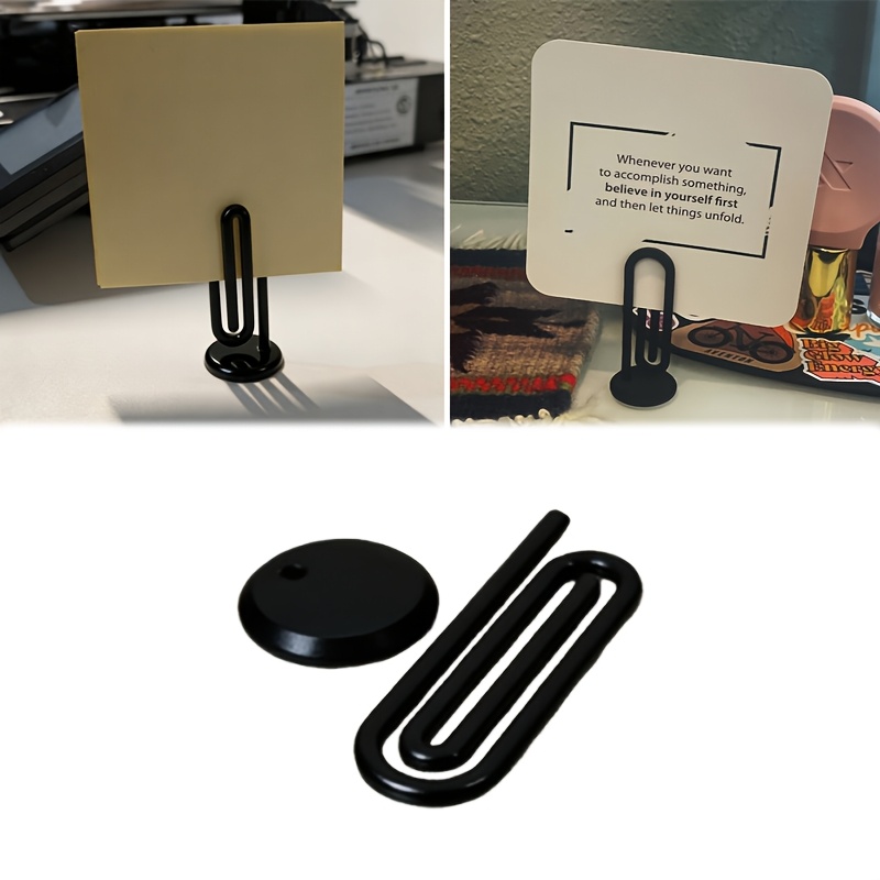 1pc 3D Desktop Paperclip Memo  - Sticky Memo Holder review and price